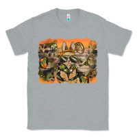 Heather Grey camouflage bunny background Classic Tee - BarkalooDesign