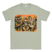 Matcha camouflage bunny background Classic Tee - BarkalooDesign