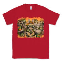 Red camouflage bunny background Classic Tee - BarkalooDesign