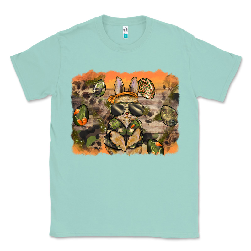 Camouflage Bunny Background Classic Tee by BarkalooDesign | Teevron