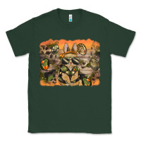 Sports Green camouflage bunny background Classic Tee - BarkalooDesign