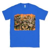 True Royal camouflage bunny background Classic Tee - BarkalooDesign