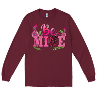 Burgundy walentine's day be mine Long Sleeve Tee - BarkalooDesign