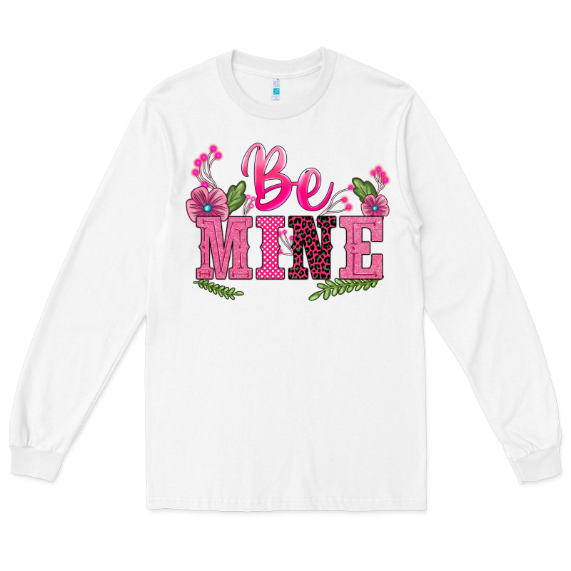 Walentine's Day Be Mine Long Sleeve Tee by BarkalooDesign | Teevron