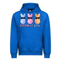 Cobalt peepin it real easter glitter Urban Hoodie - MaliasSmallBusiness