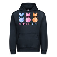 Navy peepin it real easter glitter Urban Hoodie - MaliasSmallBusiness
