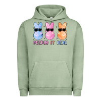 Pigment Oil Green peepin it real easter glitter Urban Hoodie - MaliasSmallBusiness