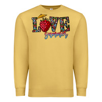 Antique Gold love summer Premium Sweatshirt - CowhideDigitalArt