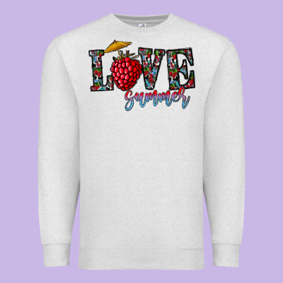 Love Summer Premium Sweatshirt Designed By Cowhidedigitalart