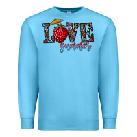 Ocean Blue love summer Premium Sweatshirt - CowhideDigitalArt