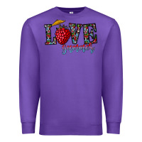 Purple love summer Premium Sweatshirt - CowhideDigitalArt