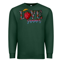 Sports Green love summer Premium Sweatshirt - CowhideDigitalArt