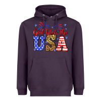 God Bless The Usa Heavyweight Hoodie | Teevron