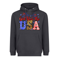 Smoke God bless the USA Heavyweight Hoodie - Neo Western