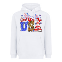 White God bless the USA Heavyweight Hoodie - Neo Western