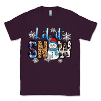 Plum let it snow Classic Tee - Zillion Design Studio