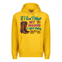 Lemon if i can't wear my boots i ain't going Premium Hoodie - BarkalooDesign