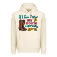 Tofu if i can't wear my boots i ain't going Premium Hoodie - BarkalooDesign
