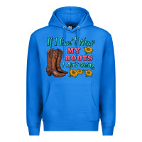 True Royal if i can't wear my boots i ain't going Premium Hoodie - BarkalooDesign