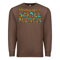 Chestnut minding my own small business Premium Sweatshirt - HRA Design Shop