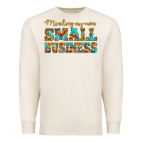 Sandshell minding my own small business Premium Sweatshirt - HRA Design Shop