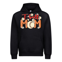 Black t ball mom Urban Hoodie - MaliasSmallBusiness