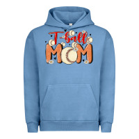 Pigment Pebble Blue t ball mom Urban Hoodie - MaliasSmallBusiness