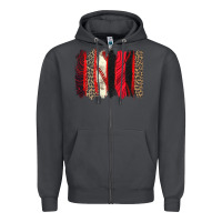 Smoke baseball brushstroke Zipper Hoodie - Zillion Design Studio