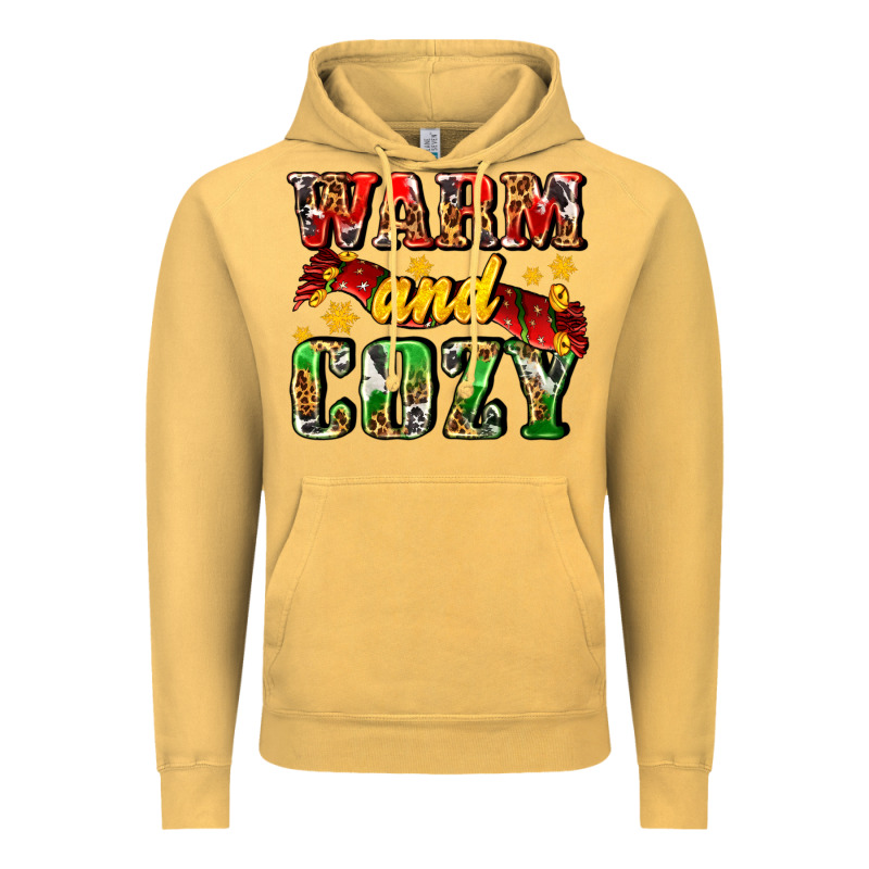 Warm And Cozy With Scarf Vintage Hoodie by AdoDesignShop | Teevron