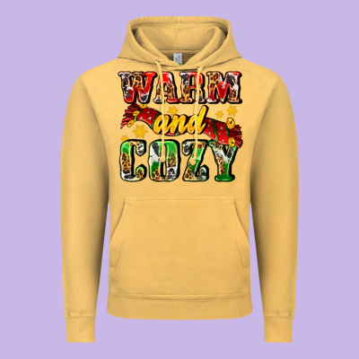 Warm And Cozy With Scarf Vintage Hoodie Designed By Adodesignshop