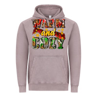 Vintage Zinc warm and cozy with scarf Vintage Hoodie - AdoDesignShop