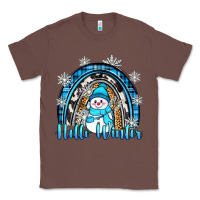 Chestnut hello winter rainbow Classic Tee - Zillion Design Studio
