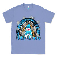 Colony Blue hello winter rainbow Classic Tee - Zillion Design Studio