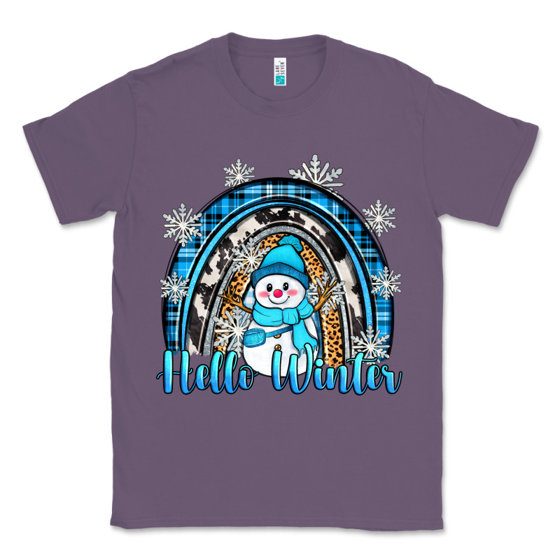 Hello Winter Rainbow Classic Tee by Zillion Design Studio | Teevron