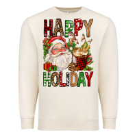 Sandshell happy holiday santa claus christmas Premium Sweatshirt - FaDigitalArtStudio