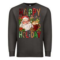 Smoke happy holiday santa claus christmas Premium Sweatshirt - FaDigitalArtStudio