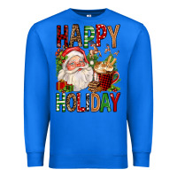 True Royal happy holiday santa claus christmas Premium Sweatshirt - FaDigitalArtStudio