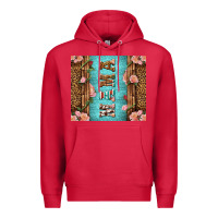 Cardinal Western Mama Pink Roses Premium Hoodie - LillyAllenDesigns