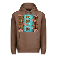 Chestnut Western Mama Pink Roses Premium Hoodie - LillyAllenDesigns
