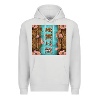 Dove Grey Western Mama Pink Roses Premium Hoodie - LillyAllenDesigns