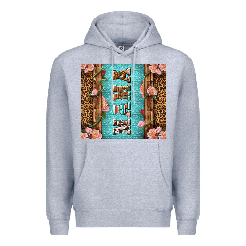 Western Mama Pink Roses Premium Hoodie by LillyAllenDesigns | Teevron