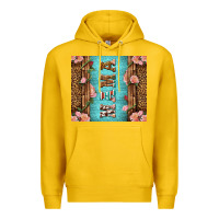 Lemon Western Mama Pink Roses Premium Hoodie - LillyAllenDesigns
