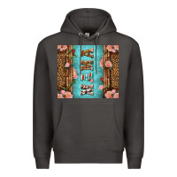 Smoke Western Mama Pink Roses Premium Hoodie - LillyAllenDesigns