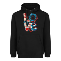 Black Love 4th of July Heavyweight Hoodie - CowGirlArtShop