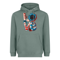 Sage Love 4th of July Heavyweight Hoodie - CowGirlArtShop