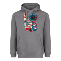 Storm Love 4th of July Heavyweight Hoodie - CowGirlArtShop