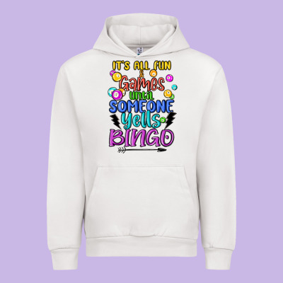Bingo Urban Hoodie Designed By Maliassmallbusiness