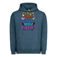Pigment Midnight Navy bingo Urban Hoodie - MaliasSmallBusiness