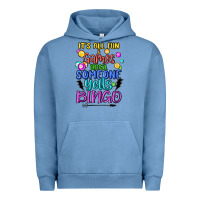 Pigment Pebble Blue bingo Urban Hoodie - MaliasSmallBusiness