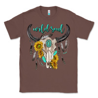 Chestnut wild soul boho bull skull Classic Tee - texasbilliewilder